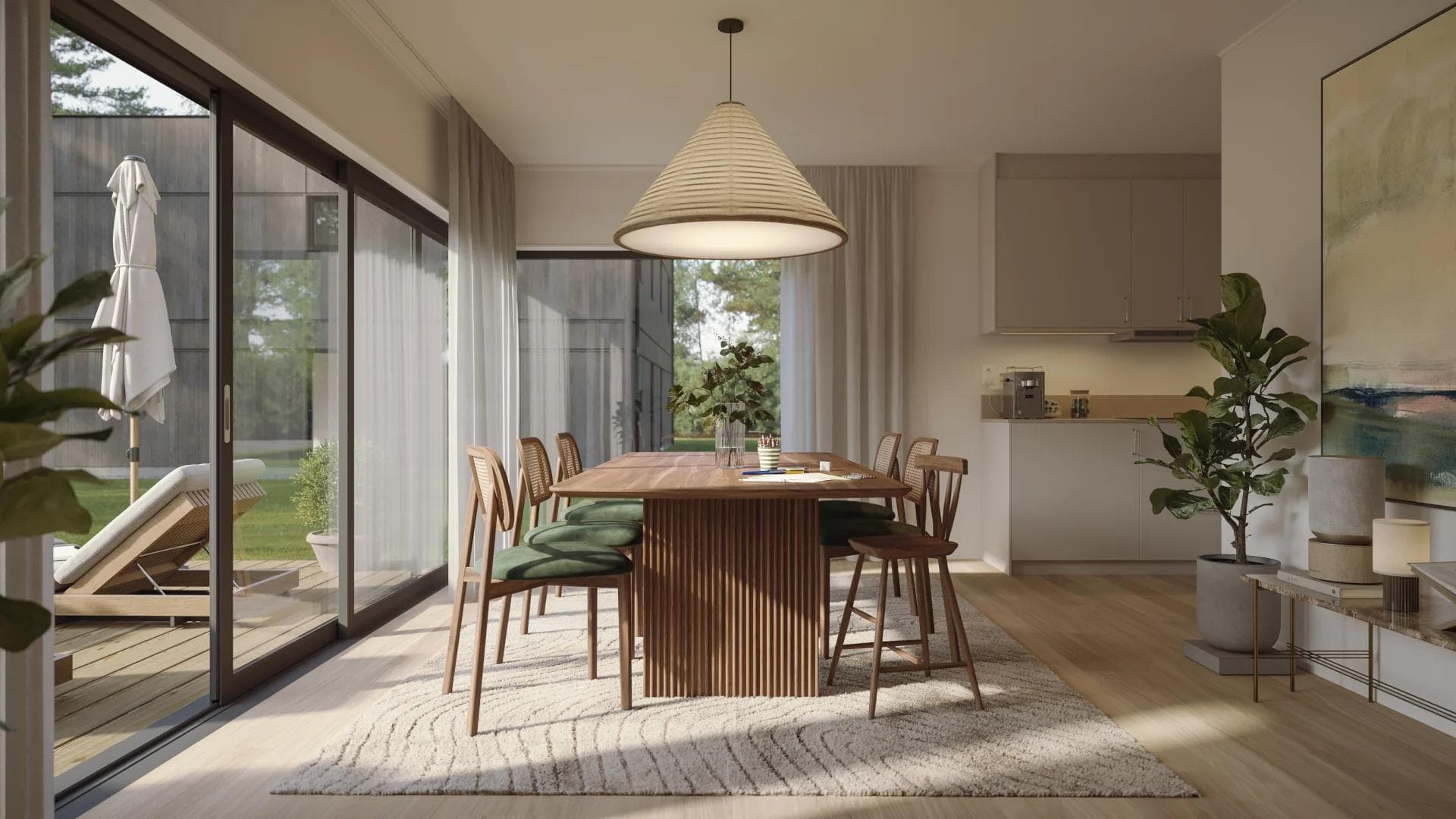 Köket i projektet kummelnäshöjden